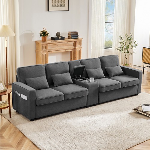 Sitzer sofa leinenstoff - 4,