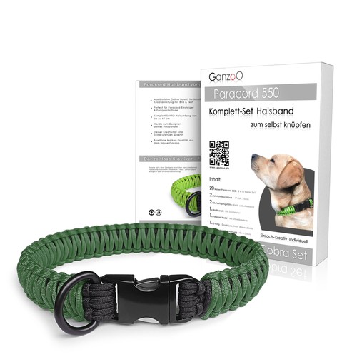 Paracord 550 hunde - paracord, hunde-halsband