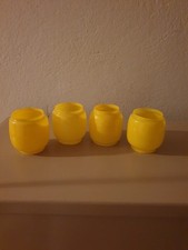 4x Ersatzglas Gelb,Konvolut,für FEUERHAND 275/276,BAT 158/159 PETROLEUMLAMPE 