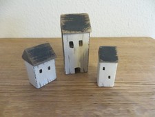 Häuser Haus Holz  3er Set IB Laursen  Dekoration