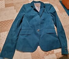 Neu!!! Damen Blazer Cord Größe 34 petrolgrün
