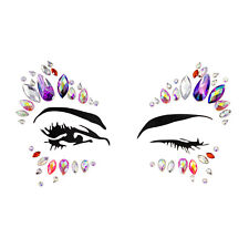 Gesicht Aufkleber Strasssteine Sticker Set Verführen Fasching Karneval Party