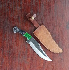 SAX Mittelaltermesser Wikinger Larp Bowie Messer Carbon Stahl Mittelalter Bowie 