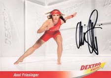 Anni Friesinger Autogrammkarte Autogramm Original Dextro Energy Eisschnelllauf