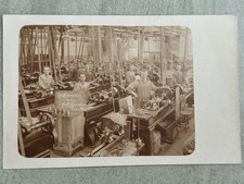 AK POSTKARTE FOTO TECHNIK FABRIK MUNITIONSFABRIK WEHRMACHT KANONE WAFFEN BERLIN