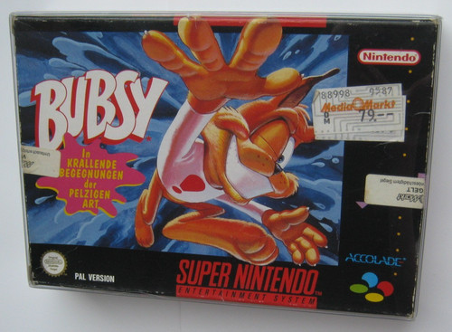Super nintendo spiel bubsy - super,