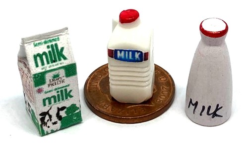 Puppenhaus milch auswahl set - puppenhaus,