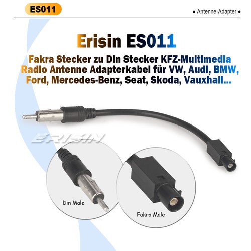Erisin fakra auf din stecker - erisin,