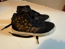 ? Vans Kinder Sneaker – Leo-Muster Schwarz – Größe 31 – gebraucht