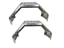 2 x ALU Aluminium Kotflügel