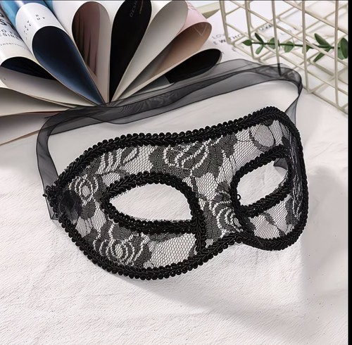 Maske spitze schwarz halloween - maske,