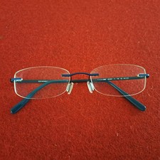 Brille, TitanFlex 823007 71 Eschenbach Kinder, randlos,blau Länge 140, Gr.54-18