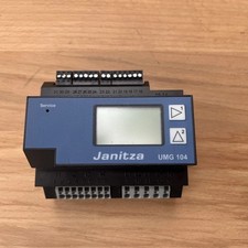 Janitza UMG 104 , Energiemeter , Hutschienen-Netzanalysator , gebraucht 