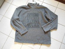 Vintage Pullover Herren, sehr dick und sehr weit, RESCUE  Sports,  Gr. XL , grau