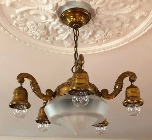 Alte lampe armig - alte, 5-armig