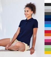Fruit of the Loom Damen Poloshirt in 24 Farben Baumwolle - Fit 63-030-0 - NEW