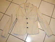 Damen Lederjacke, beige, Gr