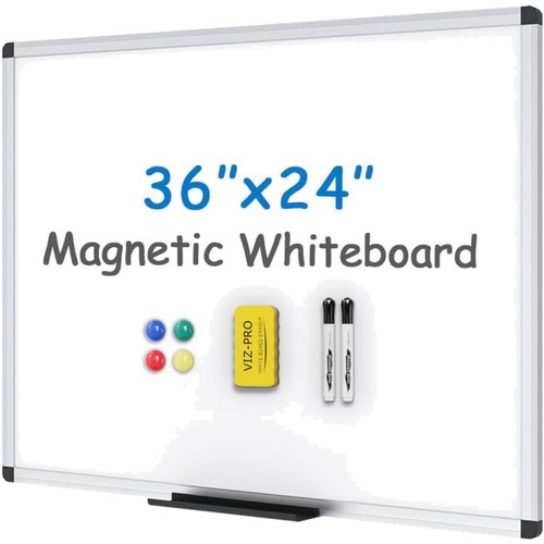 Whiteboard magnetisch 90x60cm - whiteboard,