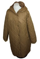 Barbour International Rockhampton Quilt Damen Mantel Gr 42 Parka Braun Nylon