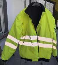 Jacke Wendejacke! Herren Sicherheitsjacke Security Warnjacke Winter Größe XL