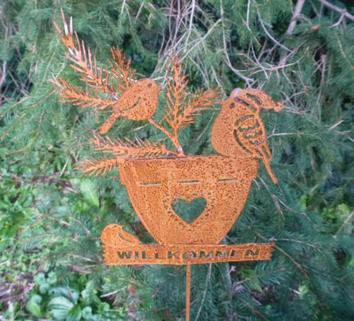 Großer edelrost garten deko - großer,