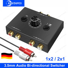 RCA Stereo Audio Umschalter