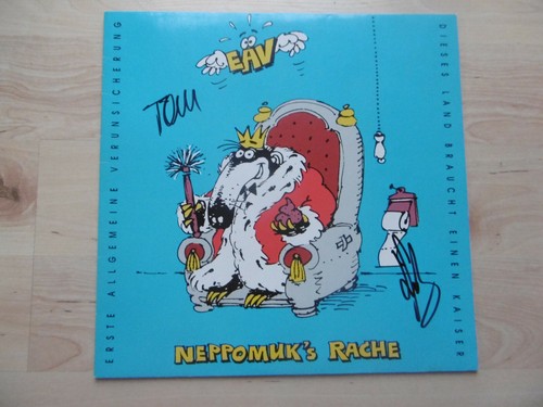 Eav autogramm signed cover - eav,
