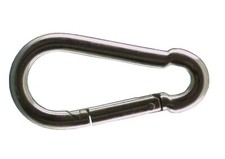 Karabinerhaken Stahl verzinkt