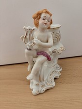 Engel-Porzellankerzenleuchter