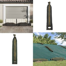 Sandsäcke Hochwasserschutz Silosack Hochwasser Sack Dunkelgrün HDPE vidaXL