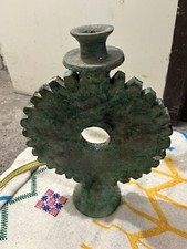 Tamegrout Keramik Marokko Handgemacht Kerzenständer Jüdische Menora Kerzenhalter