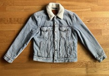 Levi’s Type III Sherpa Trucker Jeansjacke Premium Herren Gr. S | Top Zustand