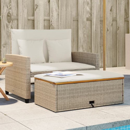 Gartensofa sitzer mit kissen - gartensofa,