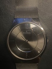 SKAGEN DENMARK UHR - TITANIUM - SCHWARZ