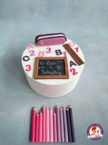 Tortenfigur schulanfang schule - tortenfigur,