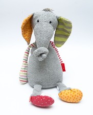 SIGIKID Elefant  Sweety grau Patchwork Stofftier