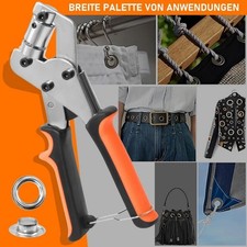500 TLG Ösen Rundösen 10.5 mm Set mit Ösenzange Für Planenösen Gartenplane LKW