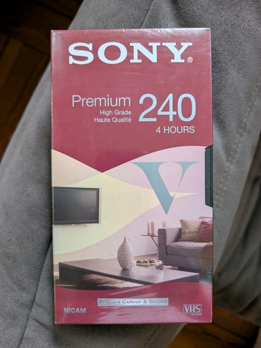 Sony premium vhs leerkassette - vhs,
