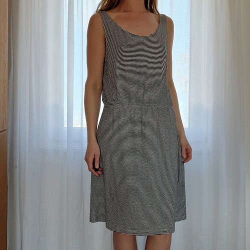 Kleid m kurzes viskose - kurzes,