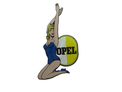 Opel pin sticker inside - sticker,