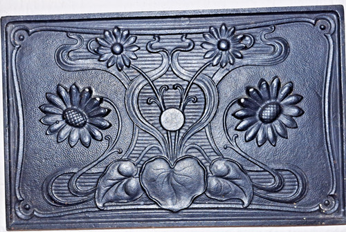 Antikes jugendstil wandrelief - antikes,