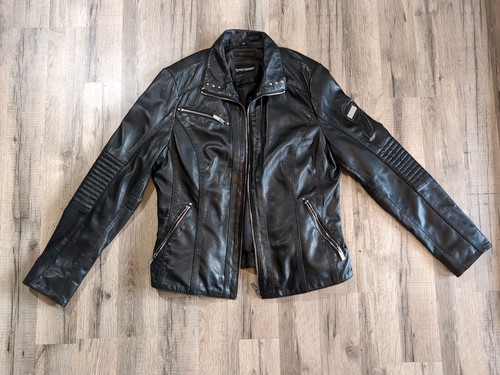 Lederjacke damen bruno banani - lederjacke,
