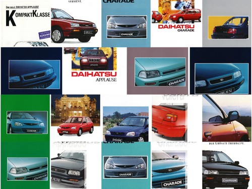 Prospekte daihatsu charade - prospekte,