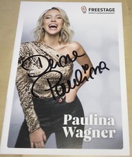 Paulina Wagner Original signierte Autogrammkarte DSDS Model Autogramm Karte #13