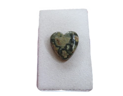Ozean jaspis herz - jaspis, cabochon
