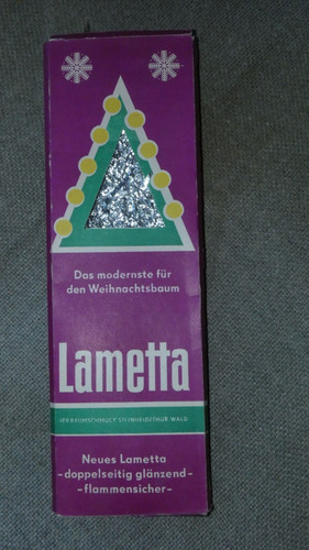 Packung ddr lametta aus - aus, den