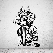 Wandtattoo Wikinger mit