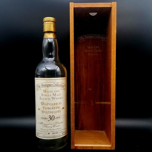 Tomatin 30yo leere flasche - tomatin,