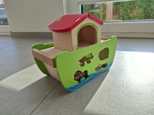 Eichhorn Steckspiel Arche Noah, Holzspielzeug, 14x26x19 cm, ab 1 Jahr