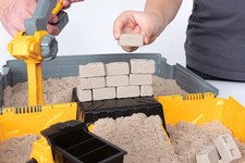 Kinetic Sand Baustellen Koffer